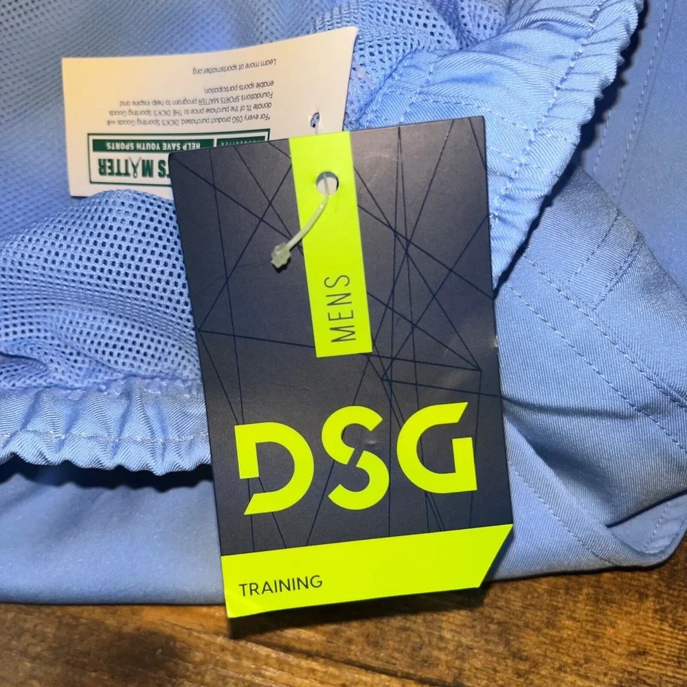 DSG Mens Running‎ Shorts Size 2XL Blue Relaxed Fit 6